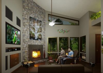 Family Room 3D Illustration