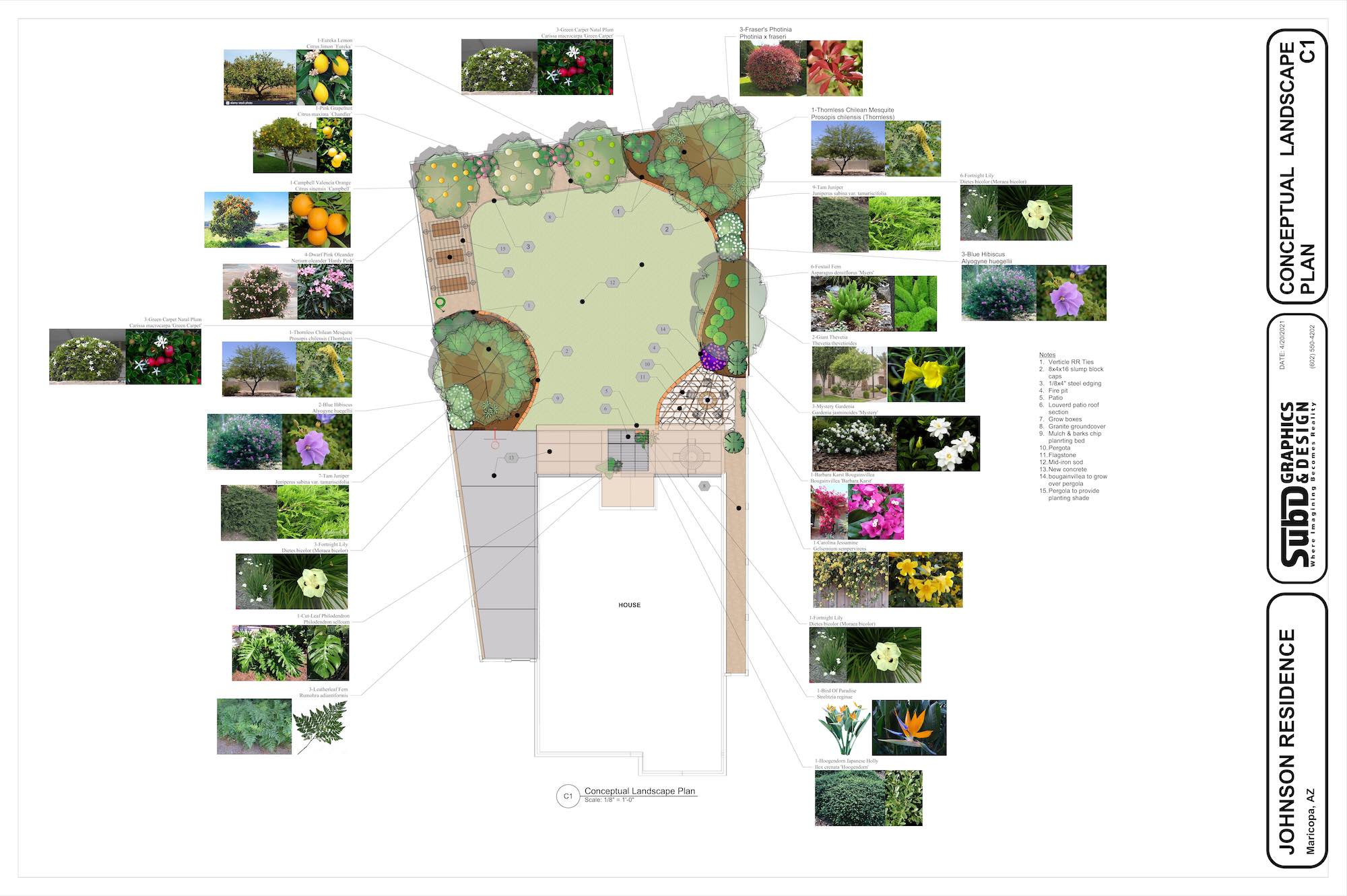 Johnson Conceptual Landscape Plan