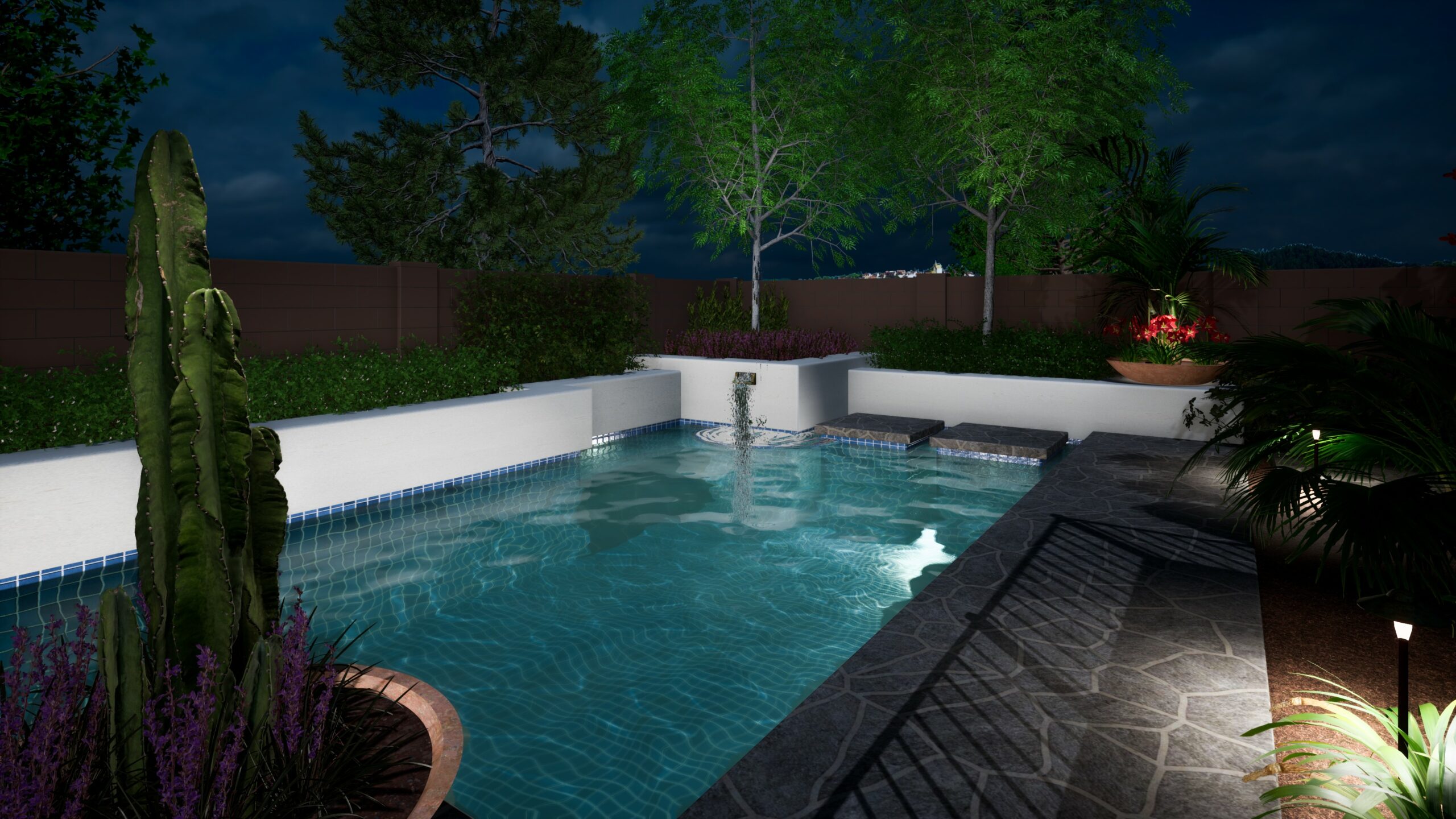 Night Pool 1 Sub D Graphics & Design